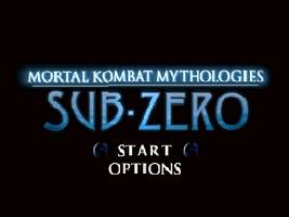 Mortal Kombat Mythologies - Sub-Zero Title Screen